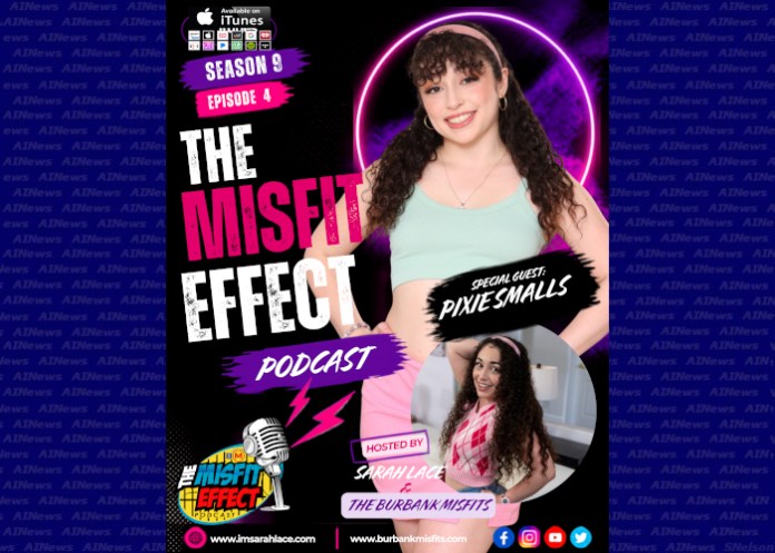 Pixie-Smalls-appears-on-the-Misfit-Effect-Podcast-Podcast-social-media-post-1-Blue